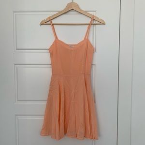 Aritzia Talula Lapinski Peach Dress